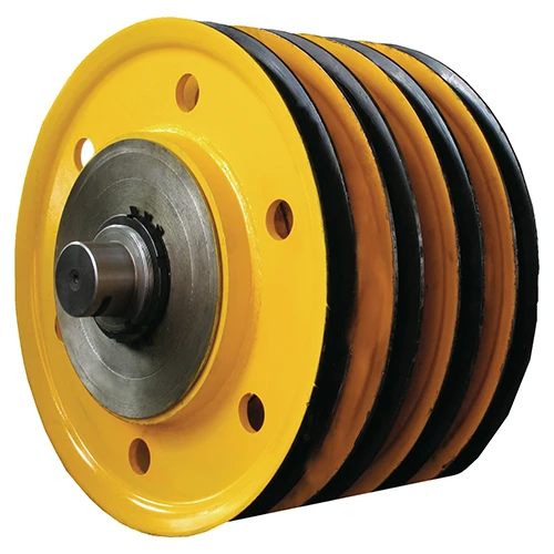 Heavy Duty Multi-Groove Crane Sheave Block|גלגלת חבל פלדה יצוקה להרמה וכננת